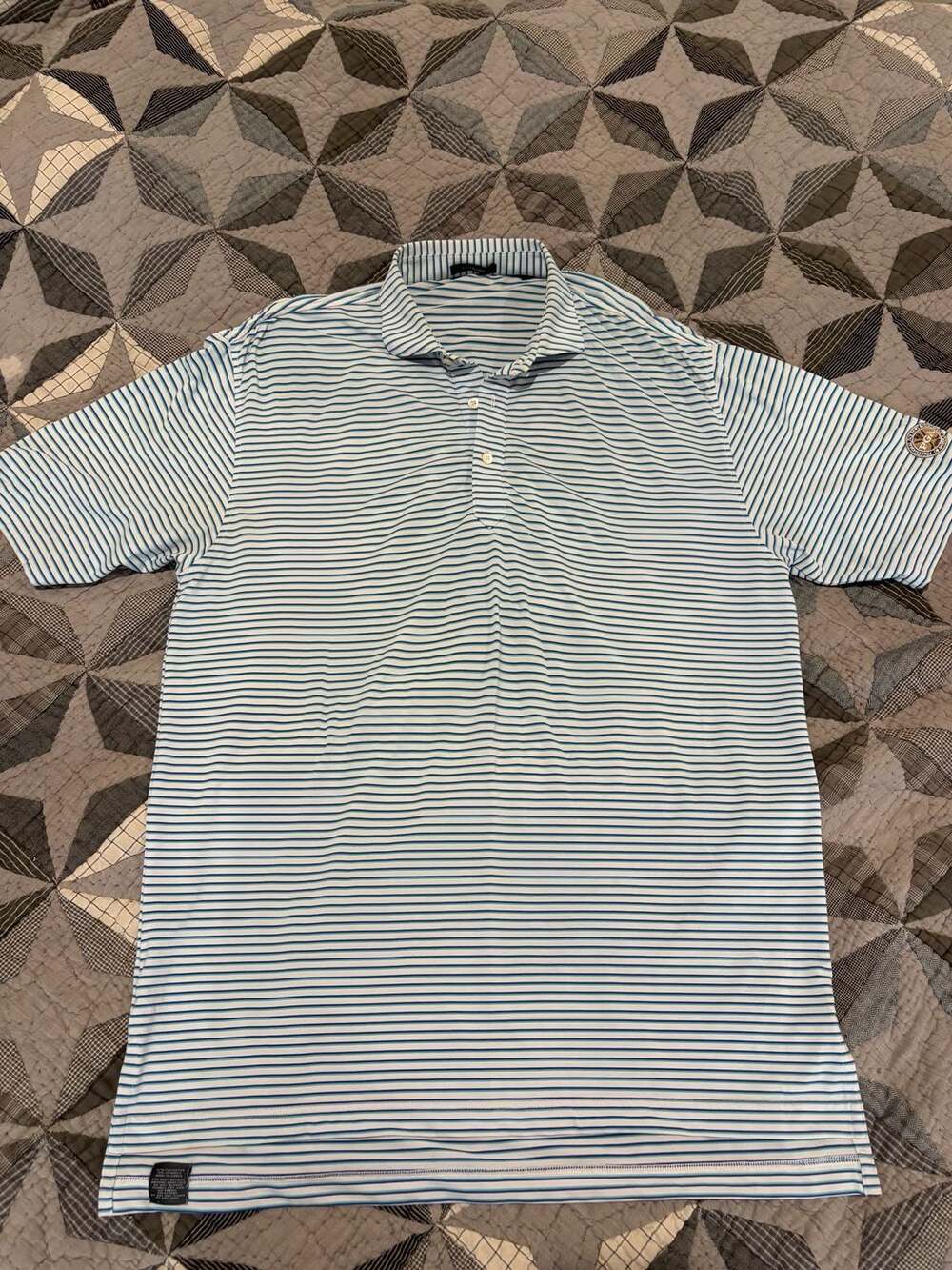 Turtleson Men's Striped Performance Polo Shirt - PGA Tennessee Section Embroider